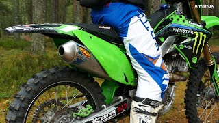 Kawasaki Kx250F Fmf 4.1 Rct Braaps & Wheelies Raw