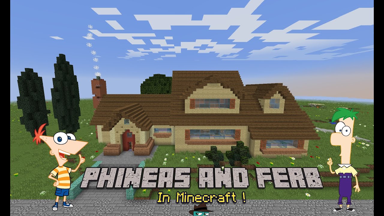 Minecraft: Phineas and Ferb House ! - YouTube