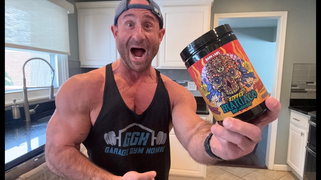 INSANE CHEST DAY 🔥 BRAND NEW DARK LABS x GGH MANIACO RIPPED PRE-WORKOUT