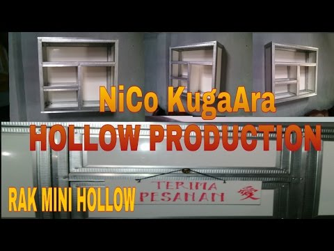 CARA MEMBUAT kitchen set/ RAK MINI/ KOTAK OBAT DARI HOLLOW ((part 1)) CARA MEMBUAT kitchen set/ RAK MINI/ KOTAK OBAT DARI HOLLOW ((part 1))