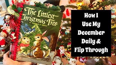 How I Use A December Daily 2025 & Flip Through / Easy Christmas Journal / Beginner Friendly