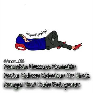 Snap wa,semakin dewasa semakin sadar bahwa rebahan itu enak.