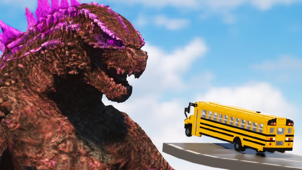 Cars vs Evolved Godzilla | Teardown