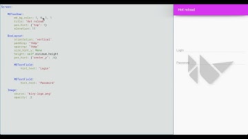 HotReload in Kivy with KivyMD
