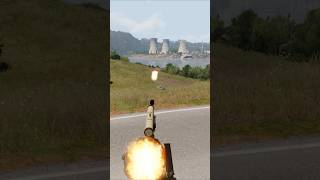 kornet vs. air defense simulation #simulation #dcs #military #army #arma #shorts