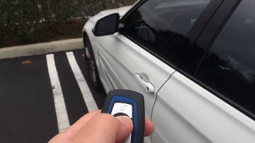 BMW F30 Auto Folding Mirrors on lock and unlock ( BMW Coding)