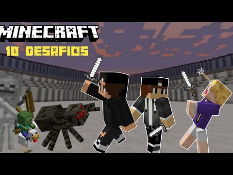 Minecraft: ARENA DE MONSTROS!! - (10 Desafios) - #7