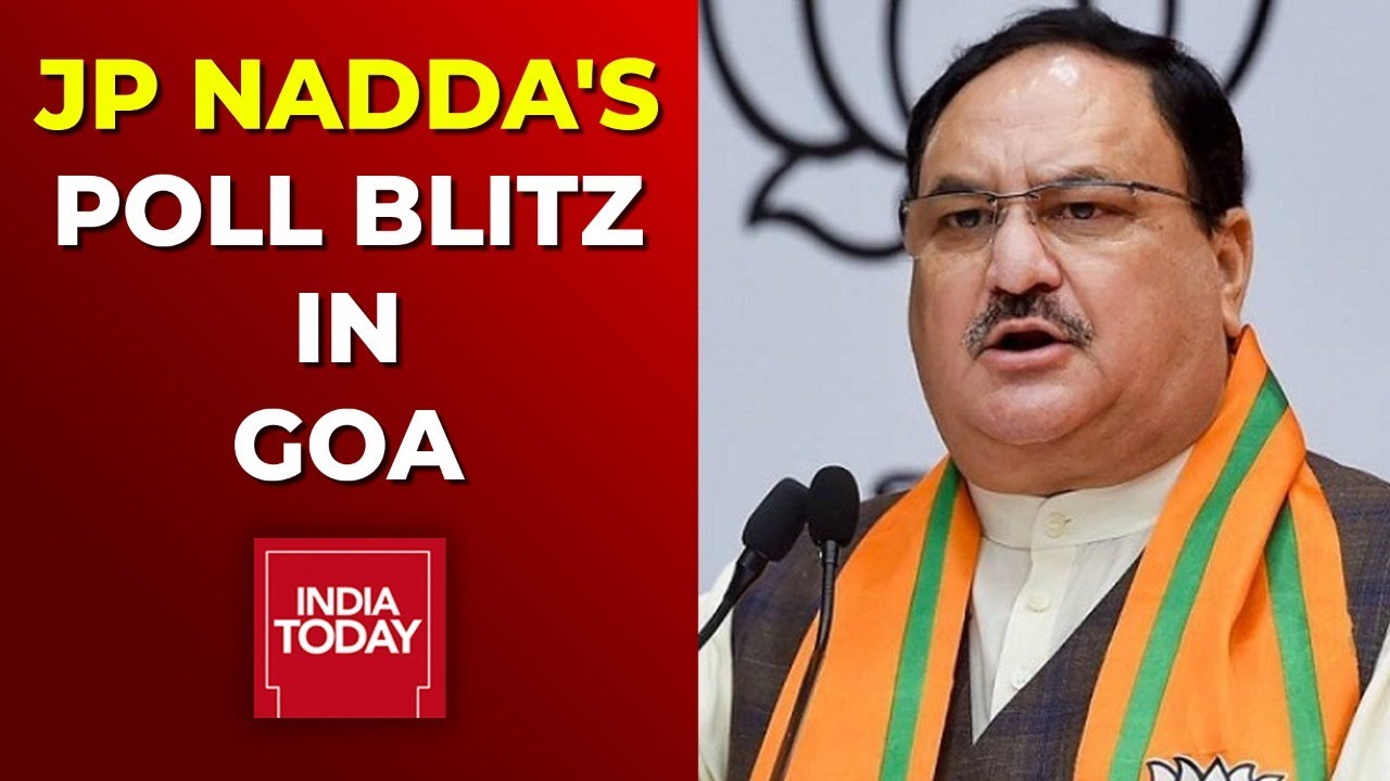 JP Nadda Live in Goa | BJP President In Goa | Goa Election 2022 | India ...