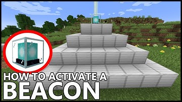 How To ACTIVATE A BEACON In MINECRAFT
