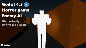 Roaming Horror Game Enemy AI Demo (Godot engine)