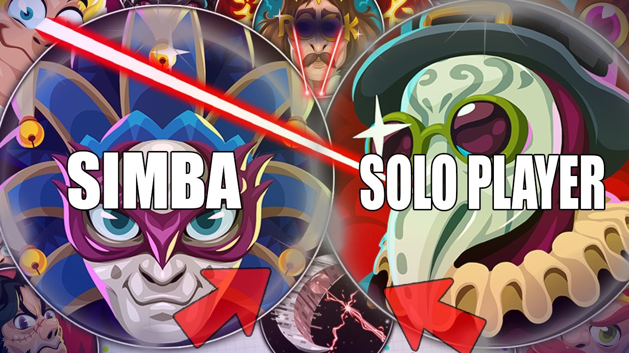 SIMBA VS 1000 SOLO PLAYERS !! REVERSED TRICKS, PRE-SPLIT & POPSPLIT DESTRUCTION! In Agar.io
