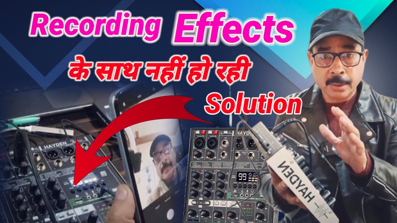  Hayden audio mixer  ||  Hayden audio mixer me otg kaise connect kare 