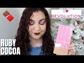 I HEART REVOLUTION RUBY COCOA PAETTE REVIEW AND COLLAB WITH MAKEUPWITHALIXKATE | LIZZIE DEMETRIOU 🍫