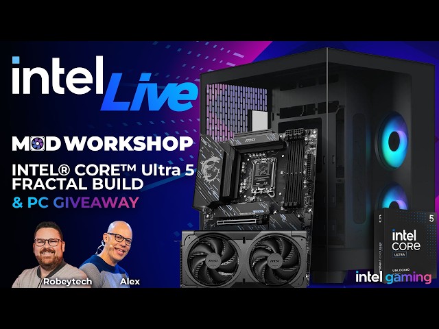 Video: PC Giveaway + Building a Gaming PC in the Fractal Pop Vision 2 (CU5 250K / 5060TI)