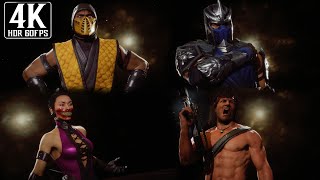 Mortal Kombat 11 Ultimate  All Klassic Skins  4K HDR (60fps)