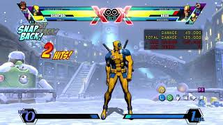 UMVC3: Deadpool - Advanced Mechanics - Incoming Pressure Set-Ups (Block/Pushblock Sequences)