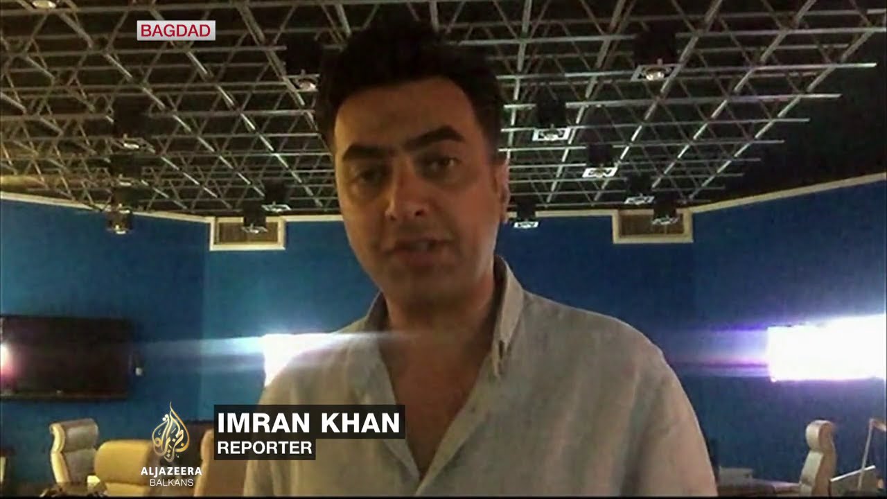 خان يتحدث عن الانفجار قرب بغداد