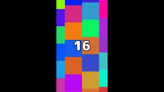 16 Seconds Timer ‐ Countdown Colorful Tiles（Vertical）