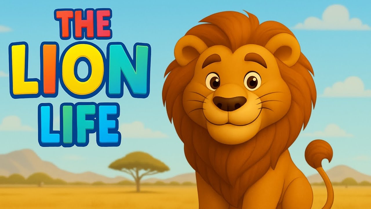 The Lion Life | Fun Animal Story for Kids | Learn About Lions | Kiddo ...