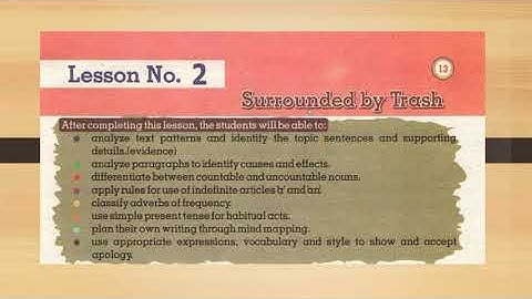 Class 6 English Unit 2 Lecture 2 Surrounded by Trash The Readers Punjab Text Book