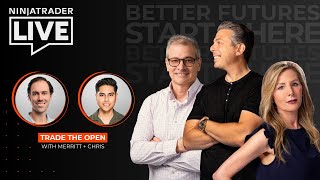 NinjaTrader Live | Futures Trading + Market Analysis w/ TTrades, Merritt + Chris (10/7/25)