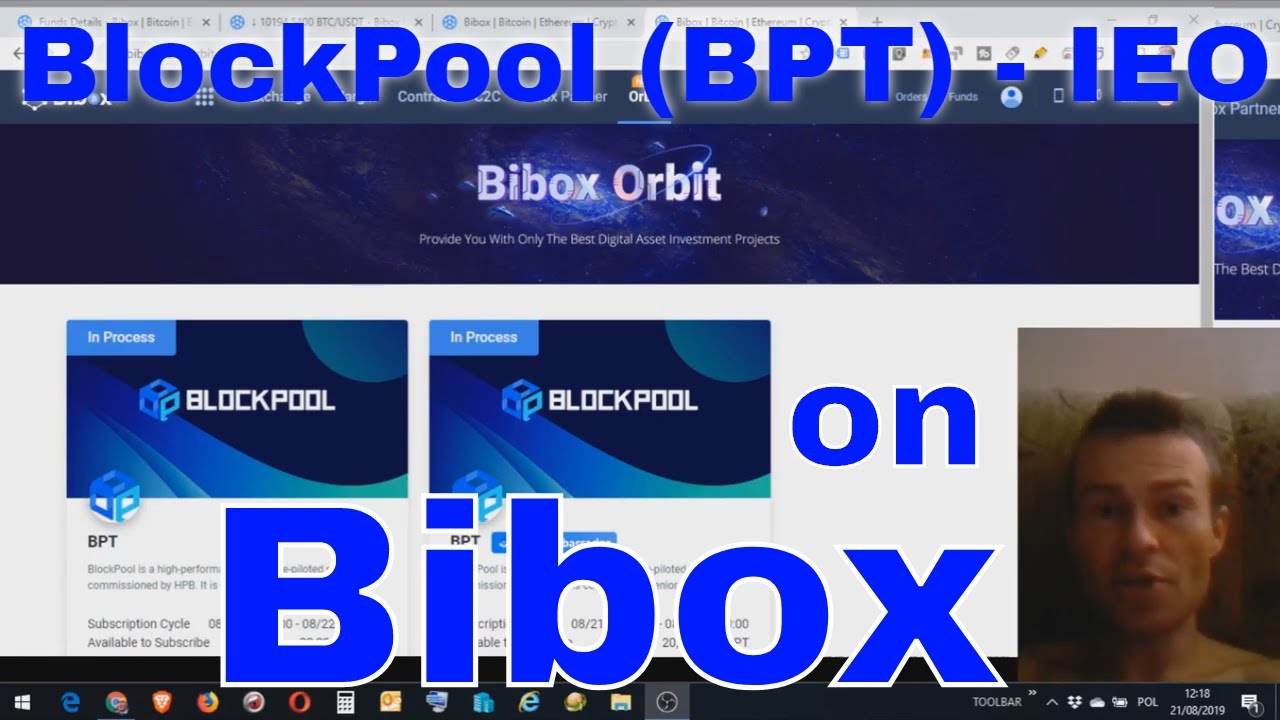 🔴investing in BlockPool BPT on Bibox Orbit IEO [LIVE] - YouTube