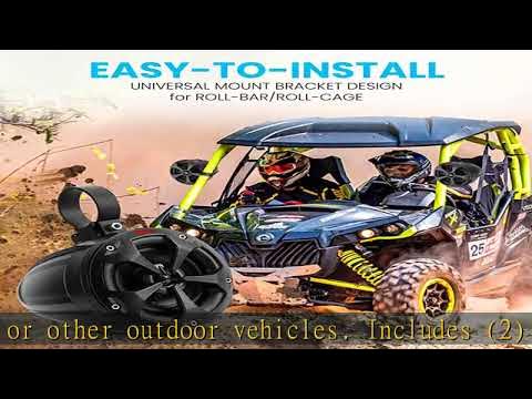 Pyle 2-Way Dual Bluetooth Off-Road Speakers - 4 Inch 800W Marine