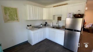Tiny house tour for new community