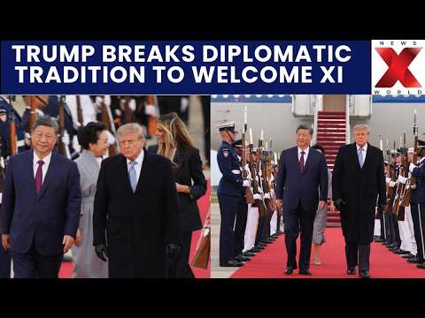 Trump Breaks Protocol To Personally Welcome Xi Jinping | NewsX World