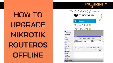 How to upgrade MikroTik RouterOS offline