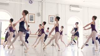 Royal Ballet School students in August Bournonville’s Konservatoriet