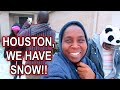 SNOW IN HOUSTON TEXAS 2021 Vlog | DNVlogsLife