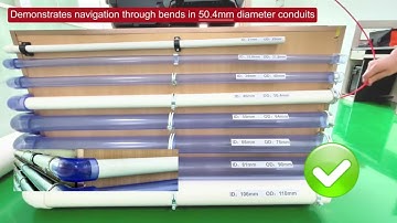 🎥 AMJET Drain Inspection Camera — Bend TestOur pipeline camera #sewer#camera#360rotate#pipeline#New