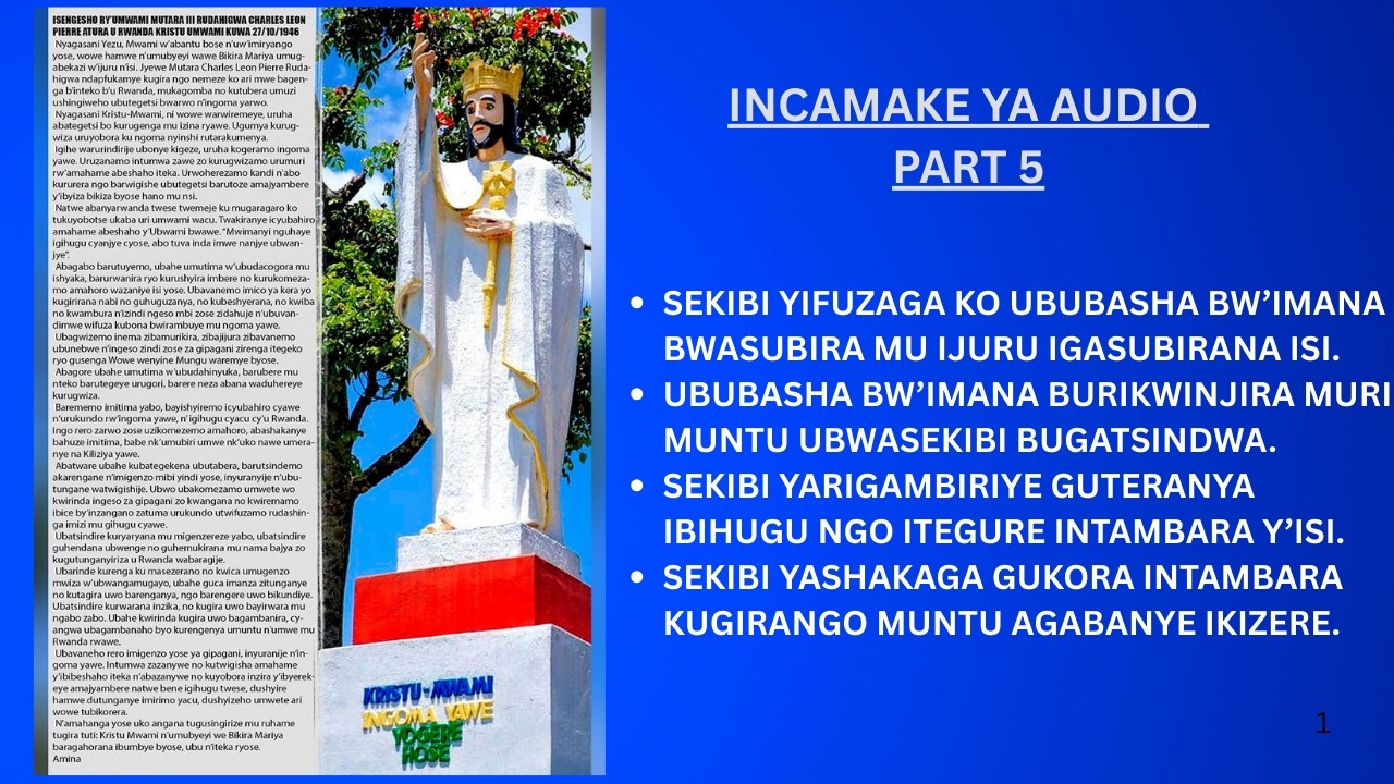 KURIMBUKA KWIBIHANGO BYAKOREYE IBIHANGO KUBUTAKA // PART 5