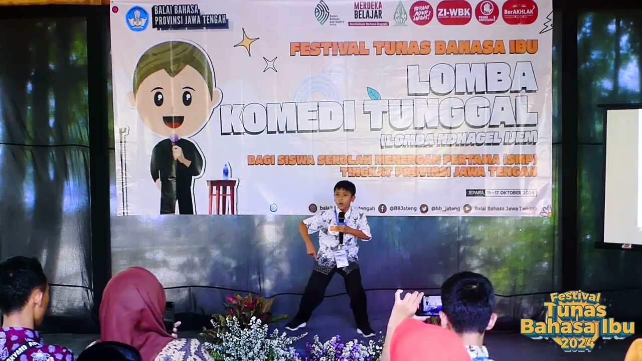 Juara 1 Putra Komedi Tunggal SMP FTBI 2024