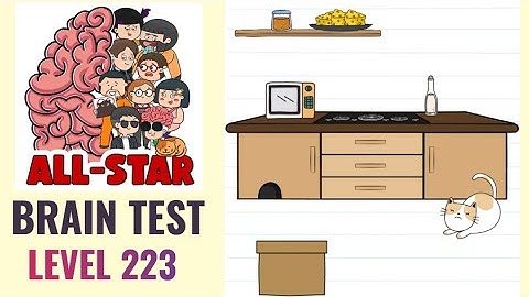 Brain Test All Star Level 223 | The cat must hunt down the hiding mouse | Walkthrough