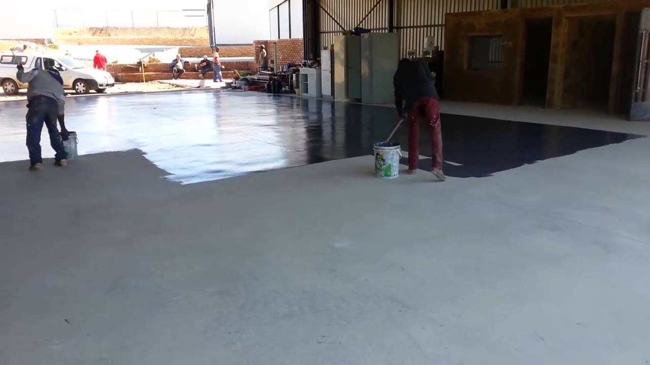 garage floor paint YouTube
