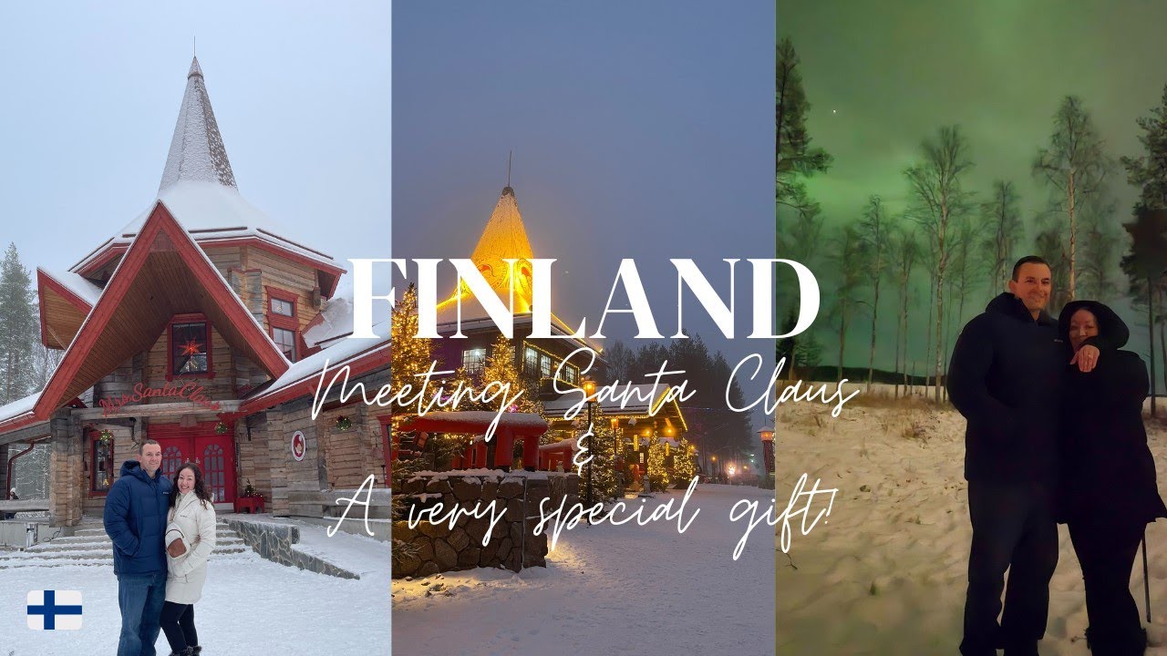 She Said YES at the Arctic Circle! 🥶💘 Our Fairytale Day in Santa Claus Village, Finland