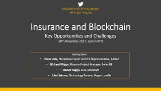 Insurance & Blockchain: Key opportunities and challenges