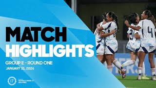 Group E Highlights, January 31 | 2026 Concacaf Women’s Under-17 Qualifiers