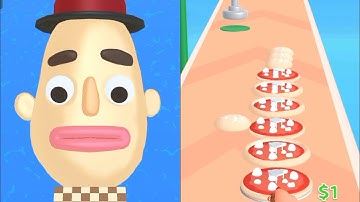 Sandwich Runner VS I Want Pizza - All Levels SpeedRun Gameplay Android iOS