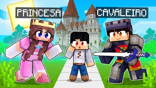 P3DRU foi ADOTADO pelo CAVALEIRO e PRINCESA no Minecraft