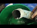 Replace Leaking Copper Drain Pipe with PVC - Easy, cheap