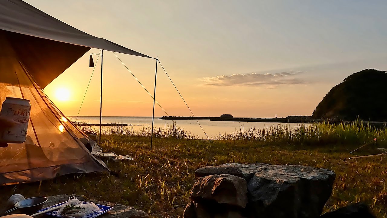 海水浴+海鮮＝真夏のキャンプ