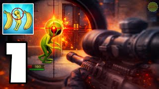 Sniper 3D: Alien War Gameplay Walkthrough Part 1 - Ultimate Alien Hunt & Epic Sniper (Android Game) screenshot 4