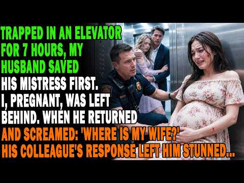 Trapped For 7h In The Elevator, My Husband Saved His Lover. Pregnant, I Was Left Behind. Returning…