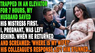 Trapped For 7h In The Elevator, My Husband Saved His Lover. Pregnant, I Was Left Behind. Returning…
