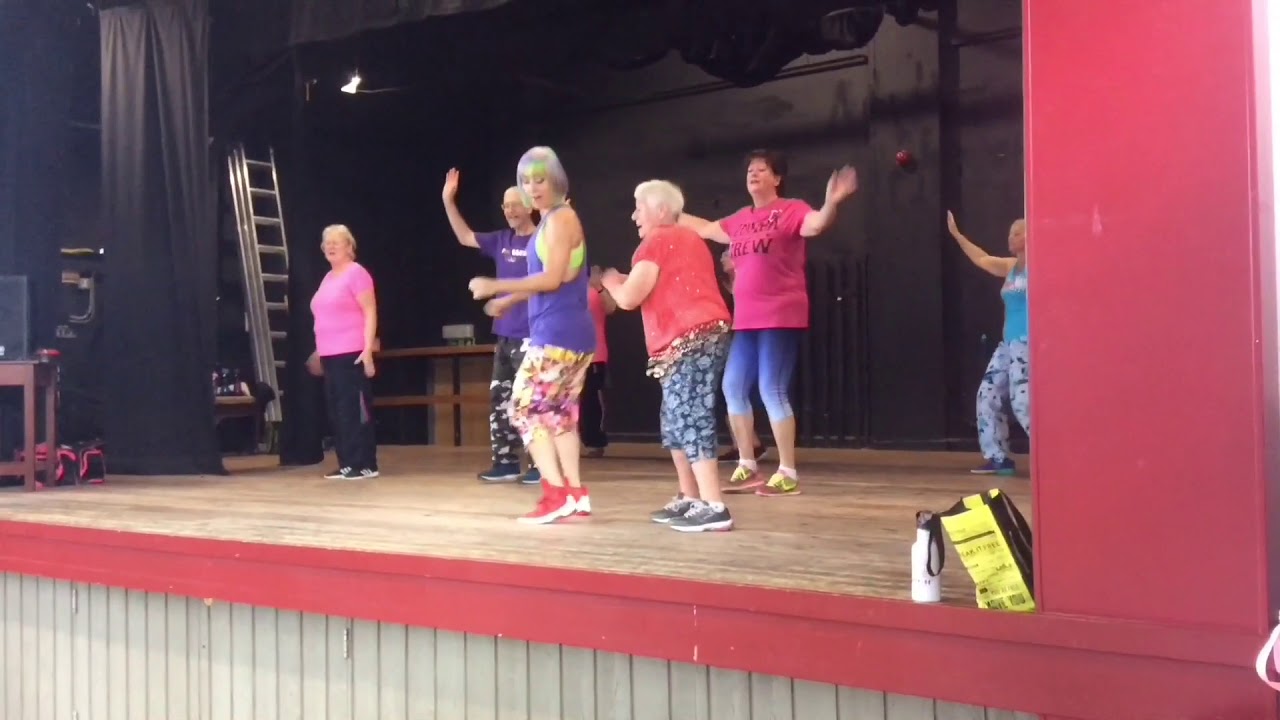 Zumba® Gold Legend Sheila Struts her stuff zumba youtube