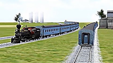 Train Sim - American Midwest Using Mogul Steam Locomotive - Simulasi Kereta Api