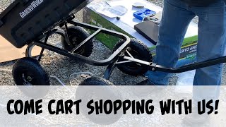 First Time at TSC: Shopping for Boots & a New Cart! // Garden Vlog